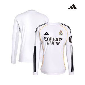 Maillot Real Madrid Domicile Manches Longues 2025/2026