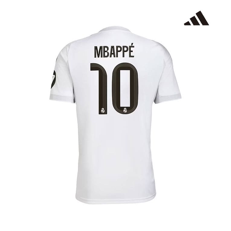 Maillot Real Madrid Domicile 2025/2026 (Mbappe 10) – Image 3