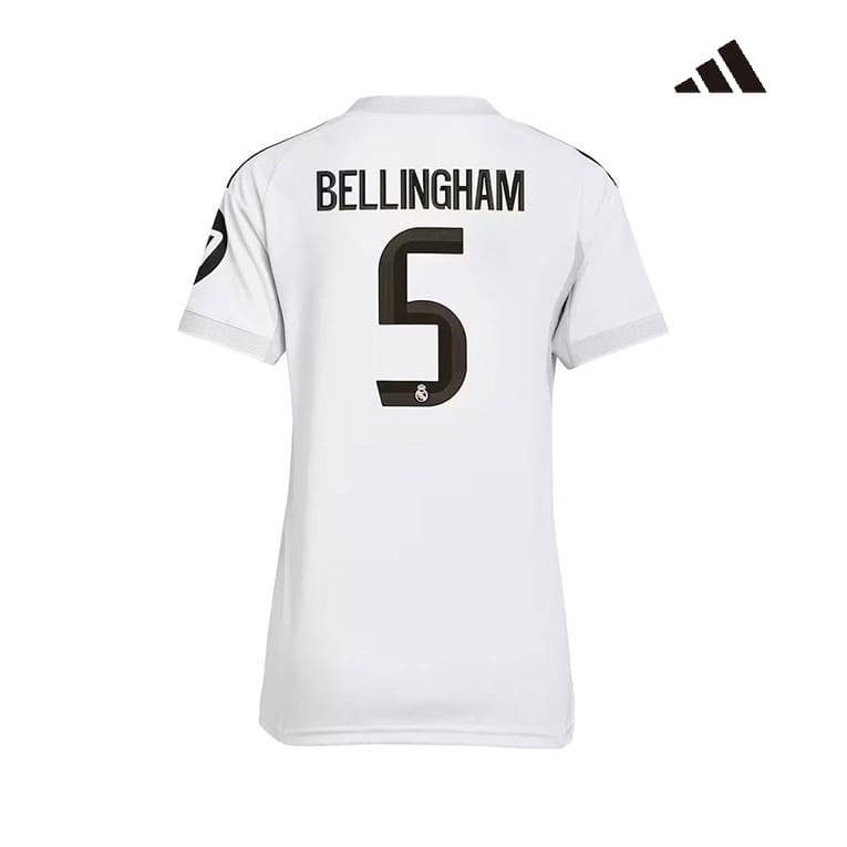 Maillot Real Madrid Domicile Femme 2025/2026 (Bellingham 5) – Image 3