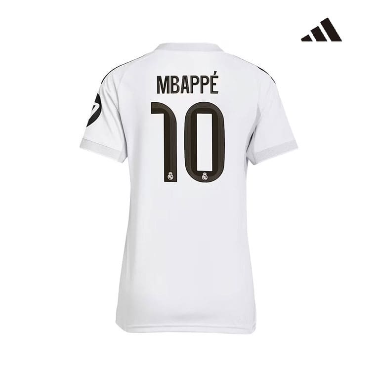 Maillot Real Madrid Domicile Femme 2025/2026 (Mbappe 10) – Image 3