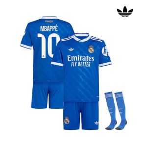 Maillot Real Madrid Third Enfant 2025/2026 (Mbappe 10)