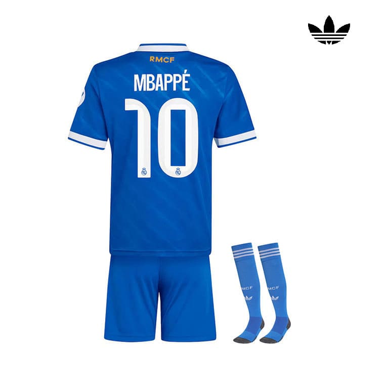 Maillot Real Madrid Third Enfant 2025/2026 (Mbappe 10) – Image 3