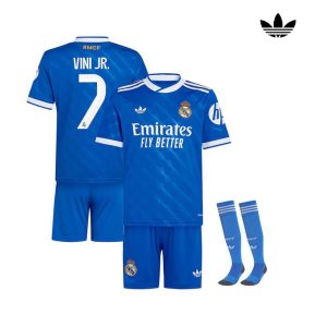 Maillot Real Madrid Third Enfant 2025/2026 (Vini Jr. 7)