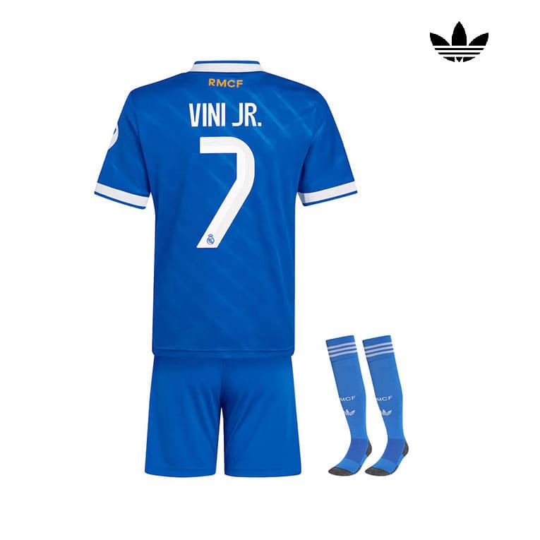 Maillot Real Madrid Third Enfant 2025/2026 (Vini Jr. 7) – Image 3
