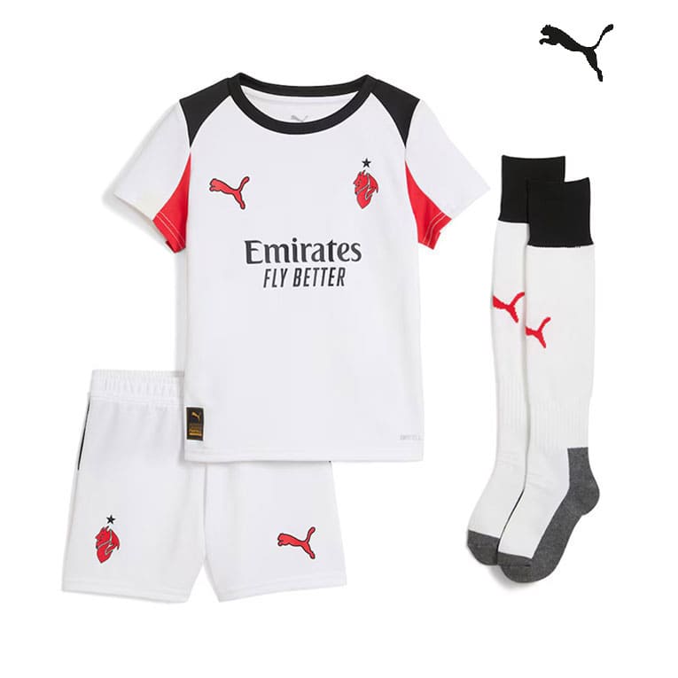 Maillot Kit AC Milan Extérieur Enfant 2025/2026 – Image 2