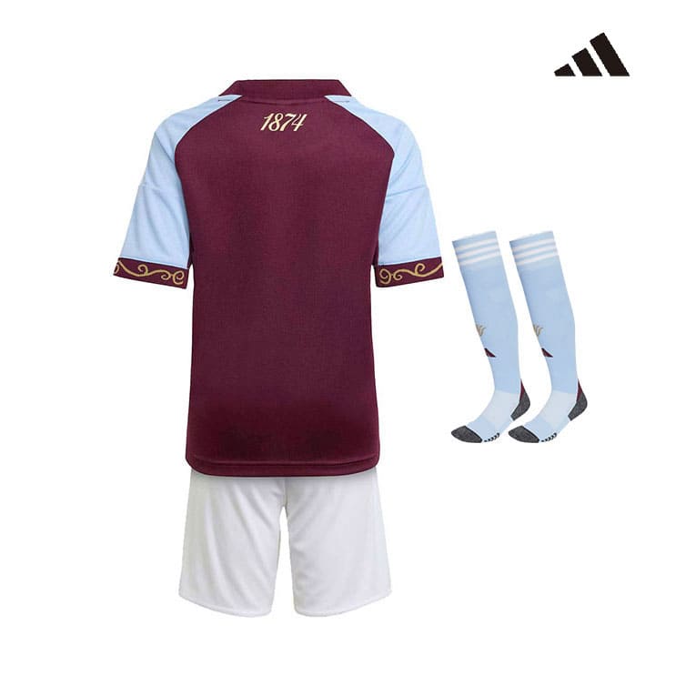 Maillot Kit Aston Villa Domicile Enfant 2025/2026 – Image 3