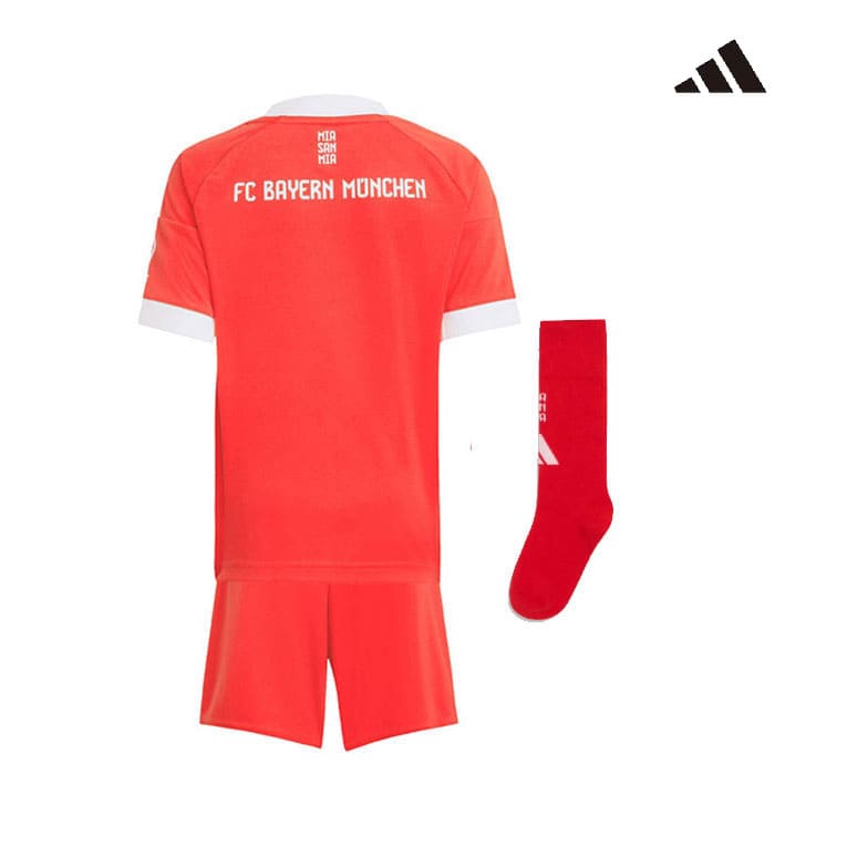 Maillot Kit Bayern Munich Domicile Enfant 2025/2026 – Image 3