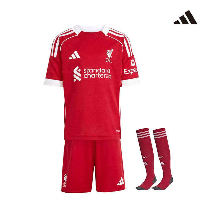 Maillot Kit Liverpool Domicile Enfant 2025/2026 – Image 2