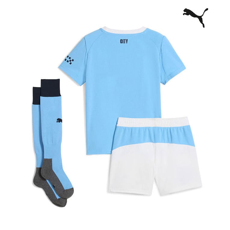 Maillot Kit Manchester City Domicile Enfant 2025/2026 – Image 3