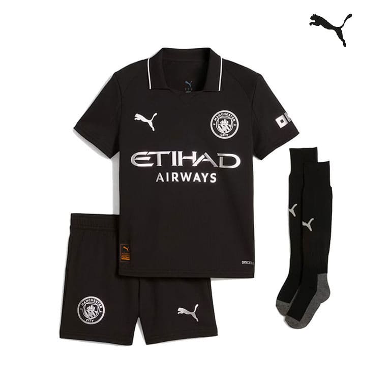 Maillot Kit Manchester City Extérieur Enfant 2025/2026 – Image 2