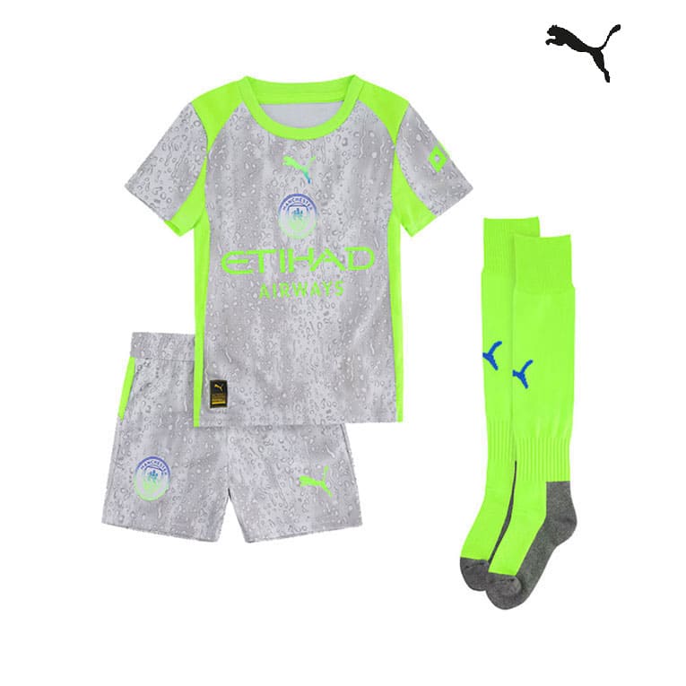Maillot Kit Manchester City Third Enfant 2025/2026 – Image 2
