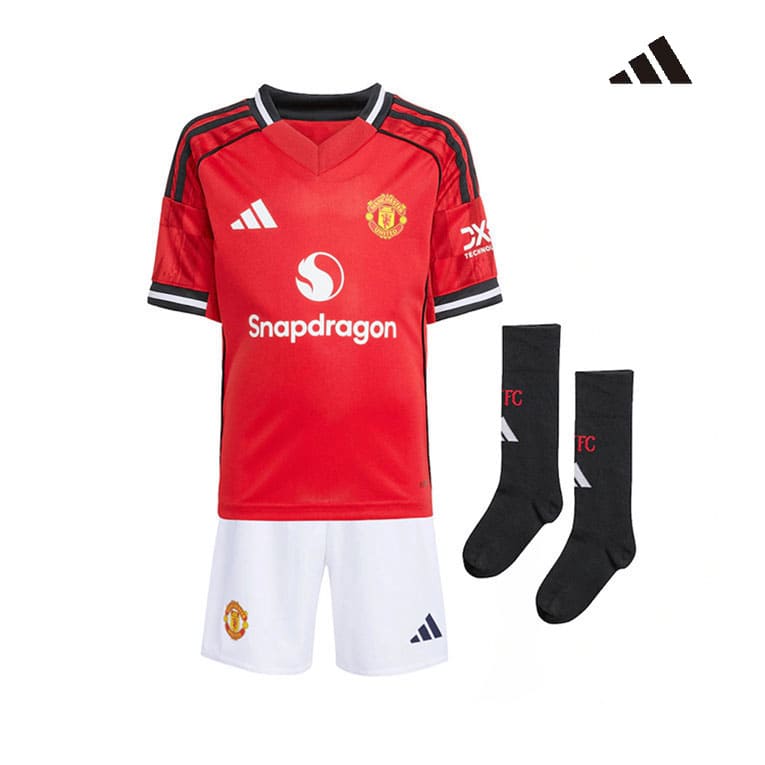 Maillot Kit Manchester United Domicile Enfant 2025/2026 – Image 2