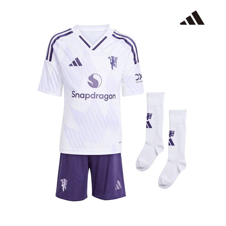Maillot Kit Manchester United Extérieur Enfant 2025/2026 – Image 2