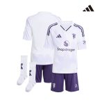 Maillot Kit Manchester United Extérieur Enfant 2025/2026