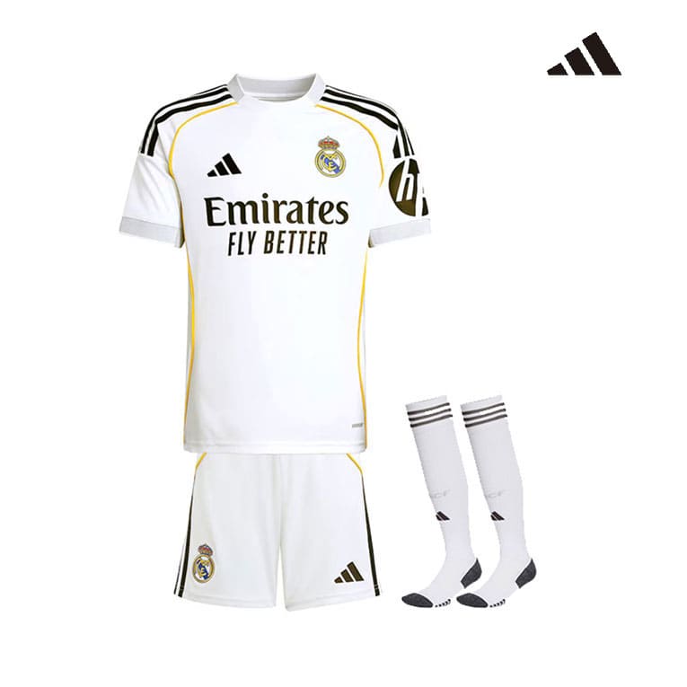 Maillot Kit Real Madrid Domicile Enfant 2025/2026