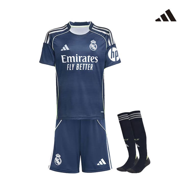 Maillot Kit Real Madrid Extérieur Enfant 2025/2026